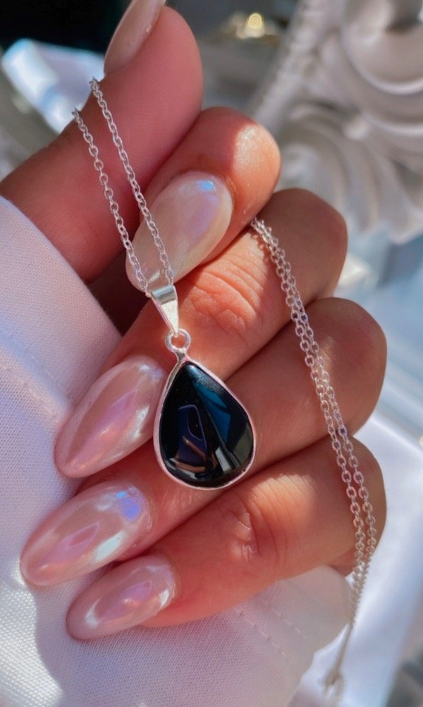 Producto - Collar piedra obsidiana