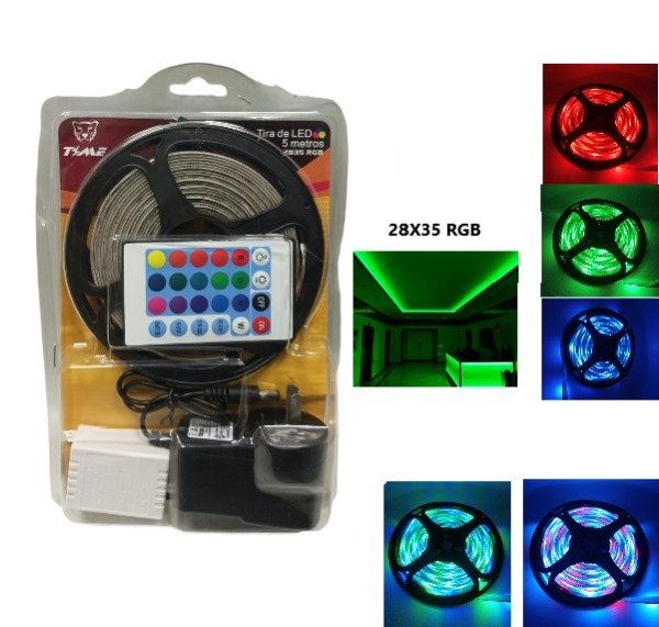 Producto - LED-83091 TIRA LED 28X35 RGB 5M LED TIME