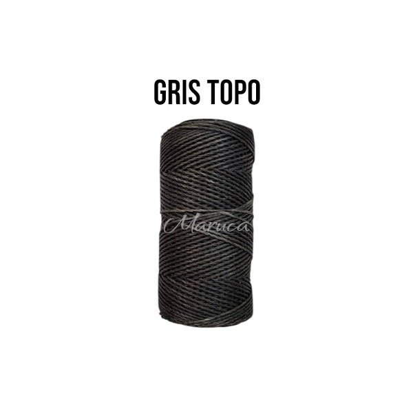 Producto - Hilo encerado Gris Topo.