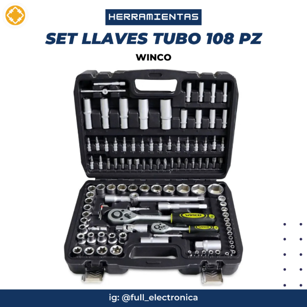 Producto - Set llaves tubo 108 piezas W9005