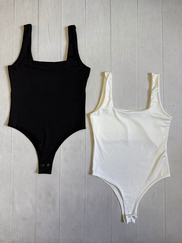 Producto - [6631] Body escote cuadrado microfibra