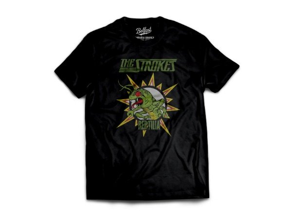 remera the strokes reptilia