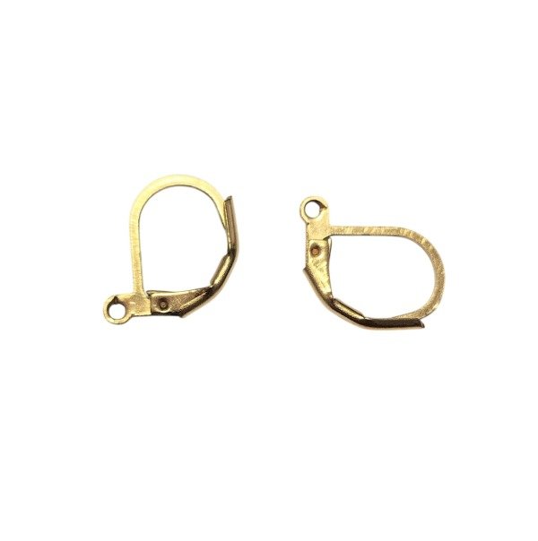 Producto - Brisura de acero quirúrgico DORADO x20uni.