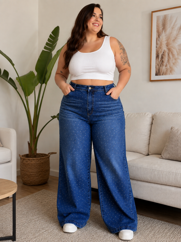 Producto - Wide Leg Strass