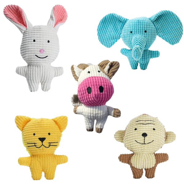 Producto - Juguete Plush con Chifle para Perros - Animales Varios