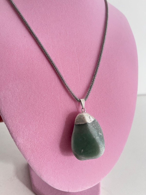 Producto - Collar cuarzo verde vidente