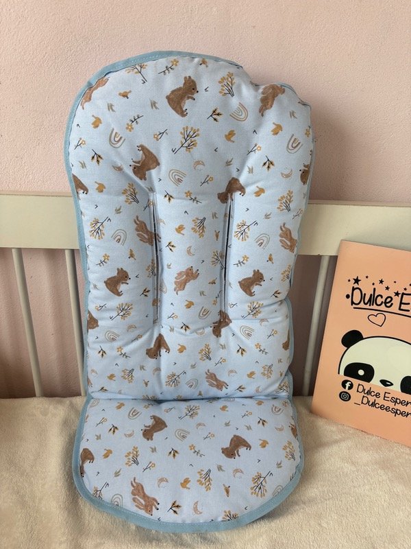 Producto - Colchon de coche ardillitas celestes