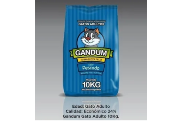 Producto - Gandum Gatos adultos x 10 Kg