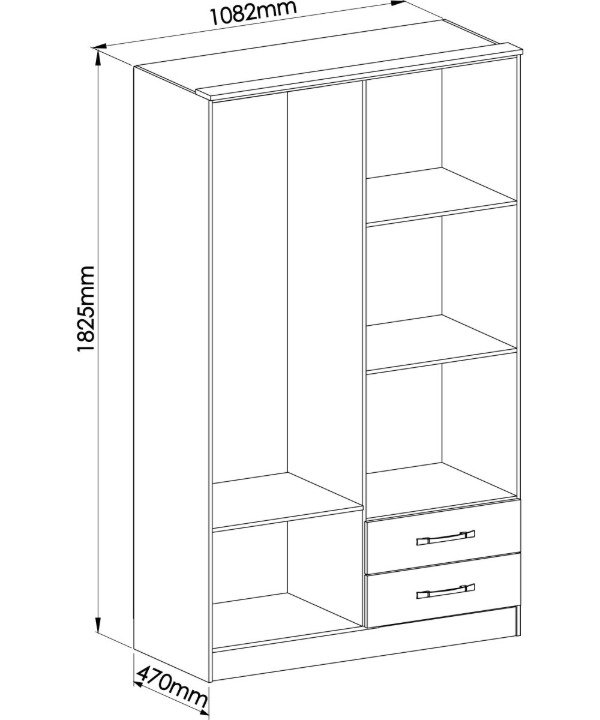 Producto - Ropero TOQUIO Delos 4 puertas - 3