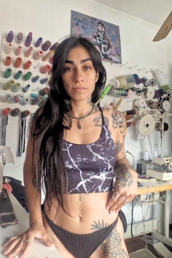 Producto - Top reversible batik