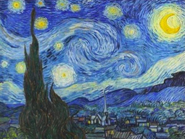 Producto - Kit Diamond Painting Noche Estrellada Van Gogh 40 x 50 cm