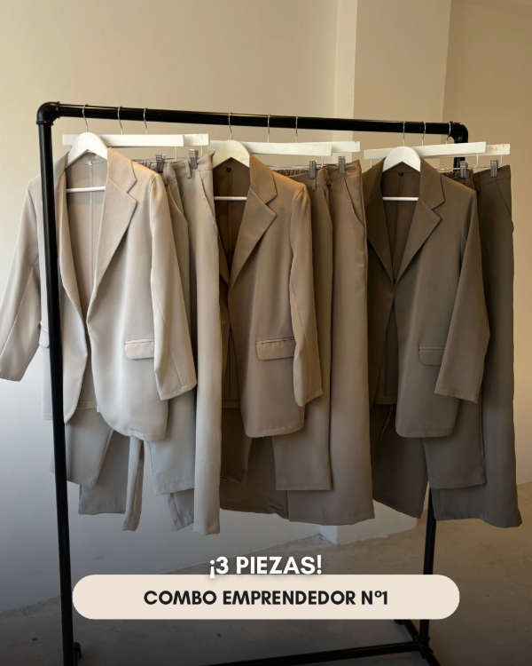 Producto - x3 PIEZAS SASTRERAS DE BOBALOO DEL MISMO TALLE - Arena