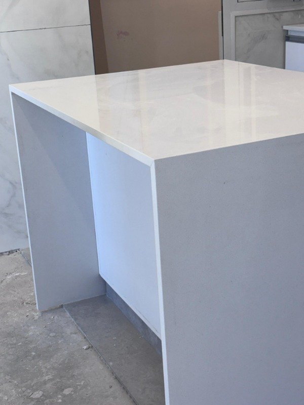 Producto - COCINA + ISLA - CUARZO BLANCO PECORA