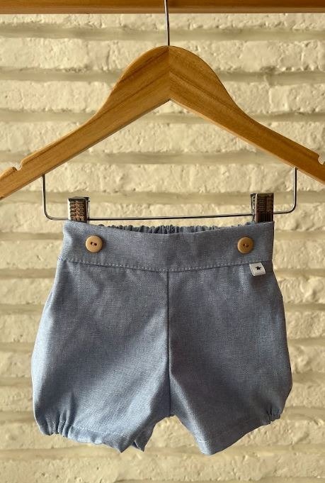 Producto - Short sastrero celeste