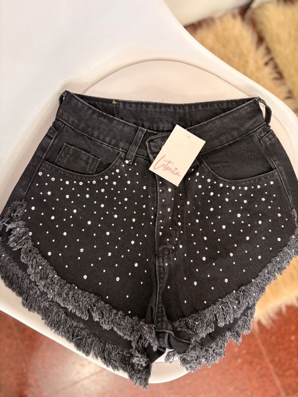 Producto - Short c/brillos Negro