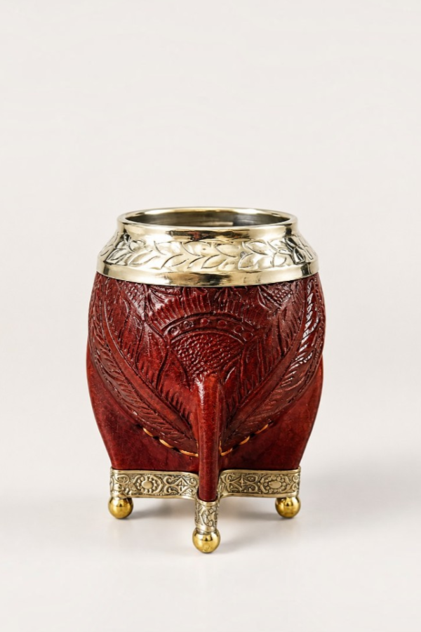 Producto - MATE TORPEDO REPUJADO VIROLA CINCELADA BORRAVINO