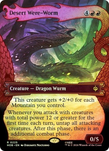 Producto - Desert Were-Worm (Showcase Foil)