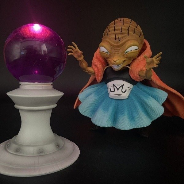 Producto - Figura diorama Babidi con esfera con luz - Dragon Ball 16 cm