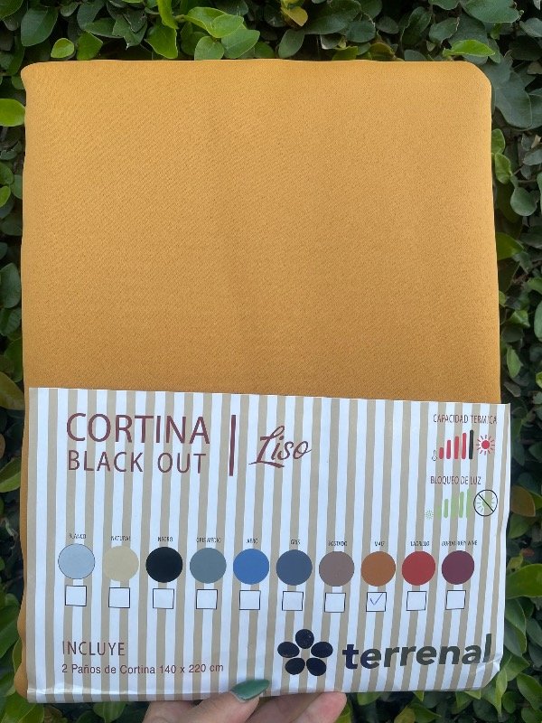 Producto - Cortinas blackout terrenal - 0