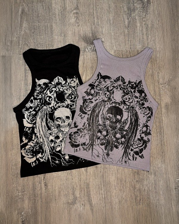 Producto - Musculosa Skull Y2K - 0