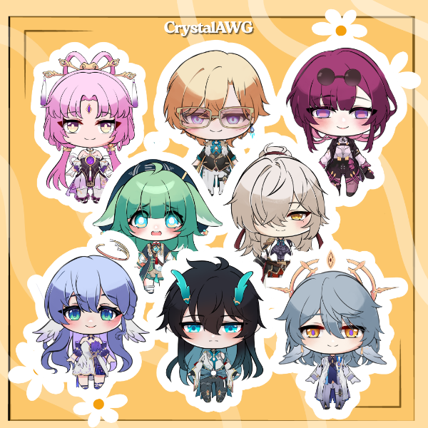 Producto - Stickers  Honkai: Star Rail (x unidad)