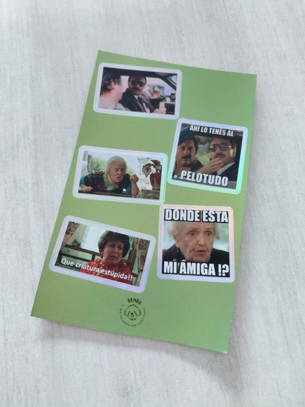 Producto - Planchitas de stickers - Esperando la carroza