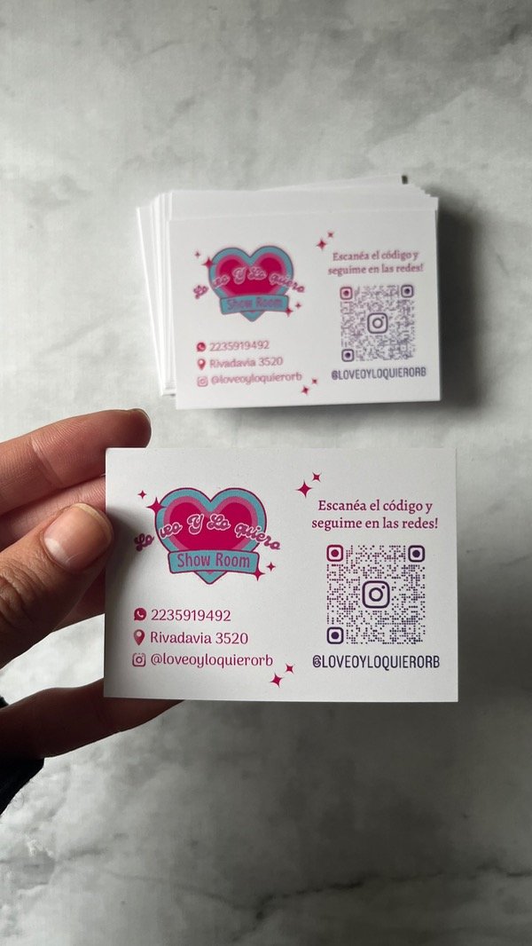 Producto - Tarjetas de Presentación Personalizadas - Solo Frente
