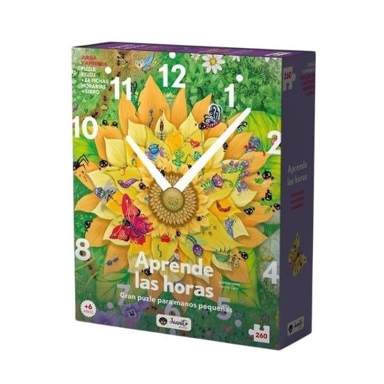 Producto - APRENDE LAS HORAS - 275 PIEZAS - GRAN PUZLE PARA MANOS PEQUEÑAS