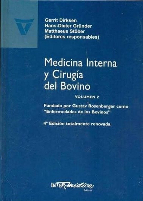 Producto - Dirksen: Medicina Interna y Cirugía del Bovino - 2 tomos - 2