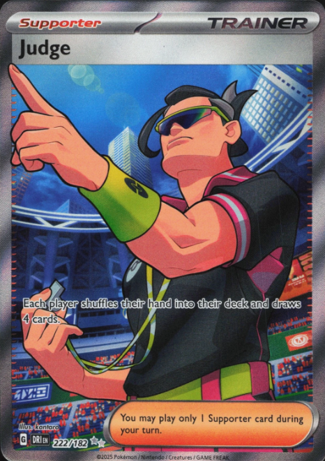 Producto - Judge - 222/182 - Destined Rivals - Holo