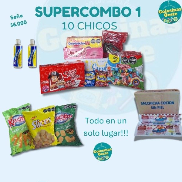 Producto - Super combo 1 ( 10 Chicos)