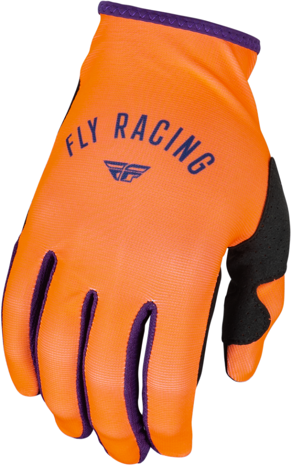 Producto - FLY RACING WOMEN'S LITE GLOVES NEON CORAL/DEEP PURPLE E25