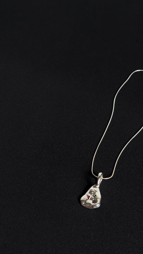 Producto - Collar plata con piedras cubic