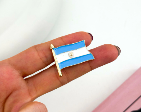 Producto - Es. bandera con sol dorado