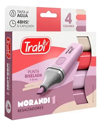 Producto - Resaltador Trabi Morandi 1 x4