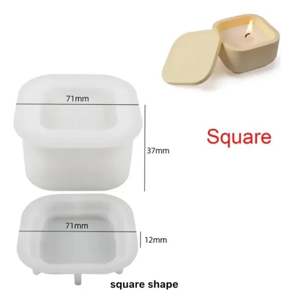 Producto - Porta Vela Cuadrado - 1