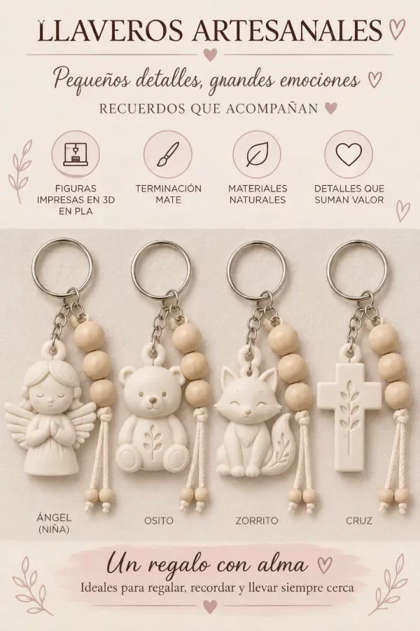 Producto - Pack Llaveros mini guardianes - 3