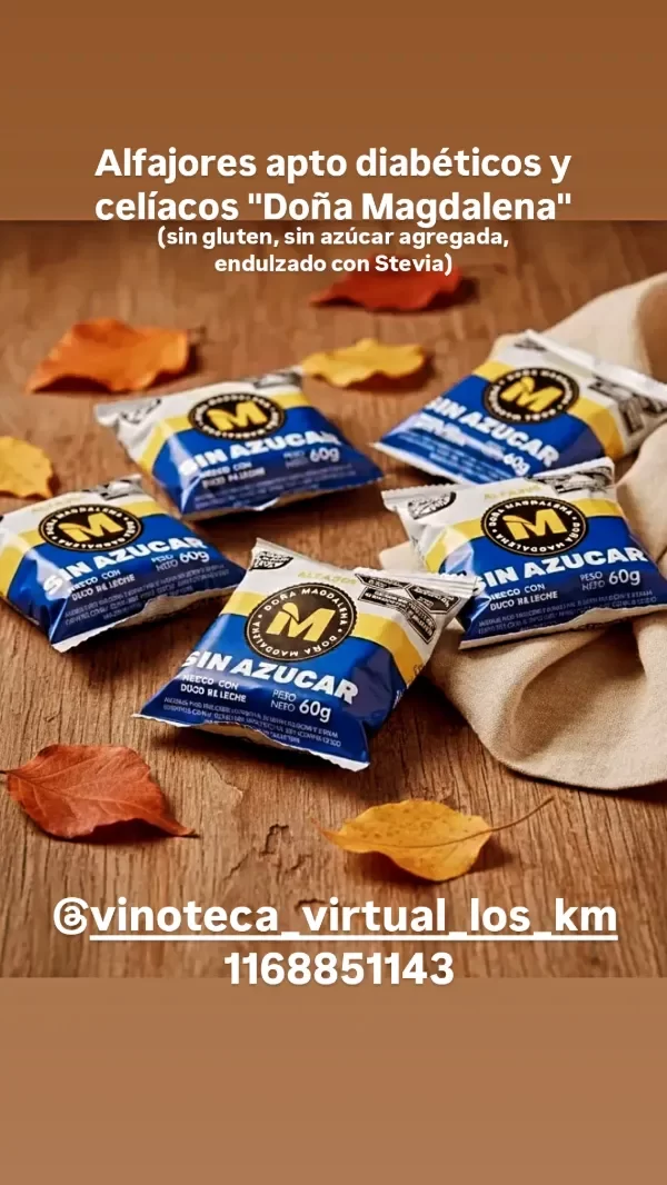 Producto - Alfajor Doña Magdalena, apto diabéticos y celíacos