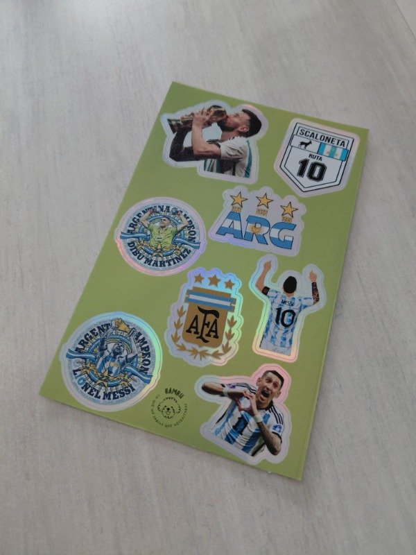 Producto - Planchitas de stickers - Fútbol