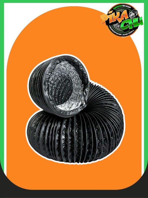 Producto - Conducto Aluminio Flexible Negro X1M