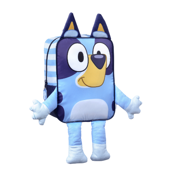 Producto - Mochila 12" Bluey 3D Face personaje Espalda