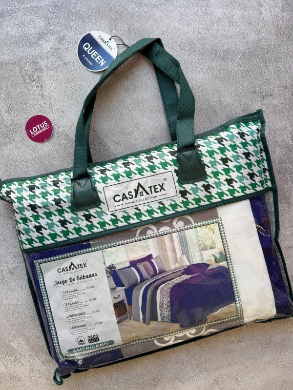 Producto - Sábanas Bolsito Queen Azul