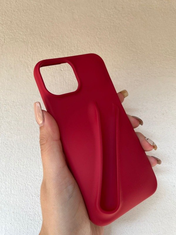 Producto - Iph 14 pro funda gloss bordo