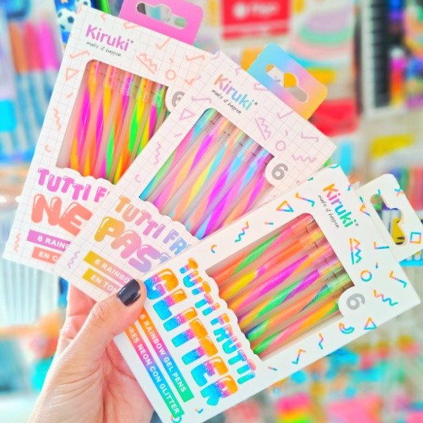 Producto - Roller Rainbow Gel "Tutti Frutti" x6 - Kiruki