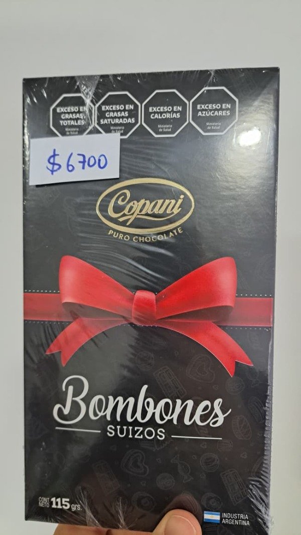 Producto - Copani Bombones Suizos 115 gramos