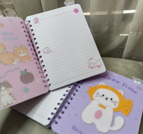 Producto - Anotadores b5 anilladas hojas rayadas kawaii cada una varios modelos - 4