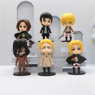 Producto - Set ATTACK ON TITAN - 10cm (Por unidad)