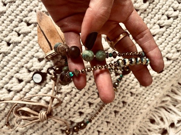 Producto - Collar Morena madera - 2