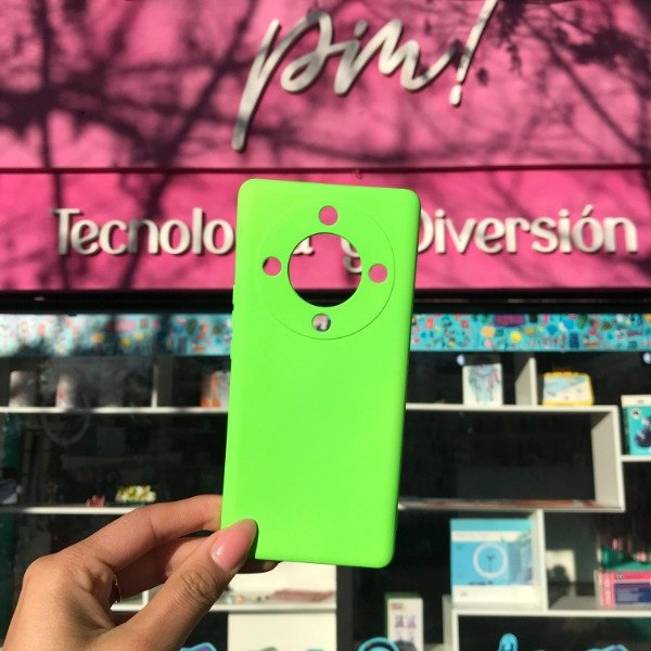 Producto - Honor Magic 5 Lite Silicone Case Verde Flúor