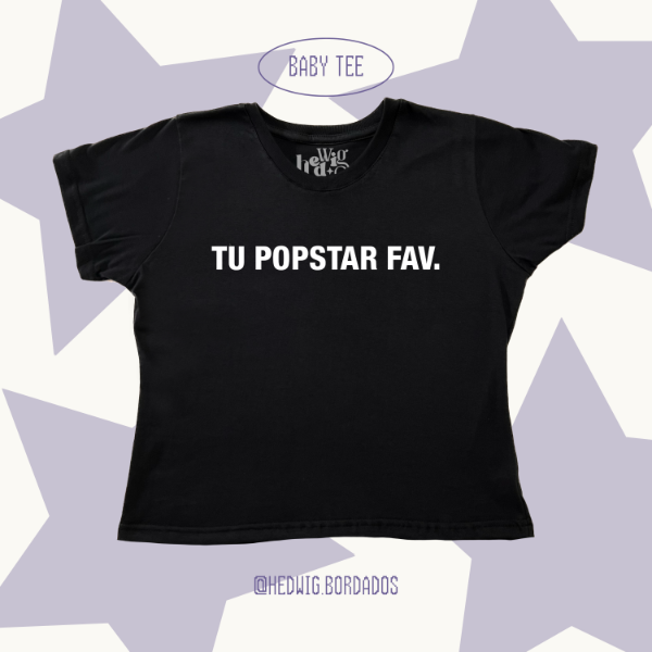Producto - Baby Tee "Tu Popstar Fav LALI"